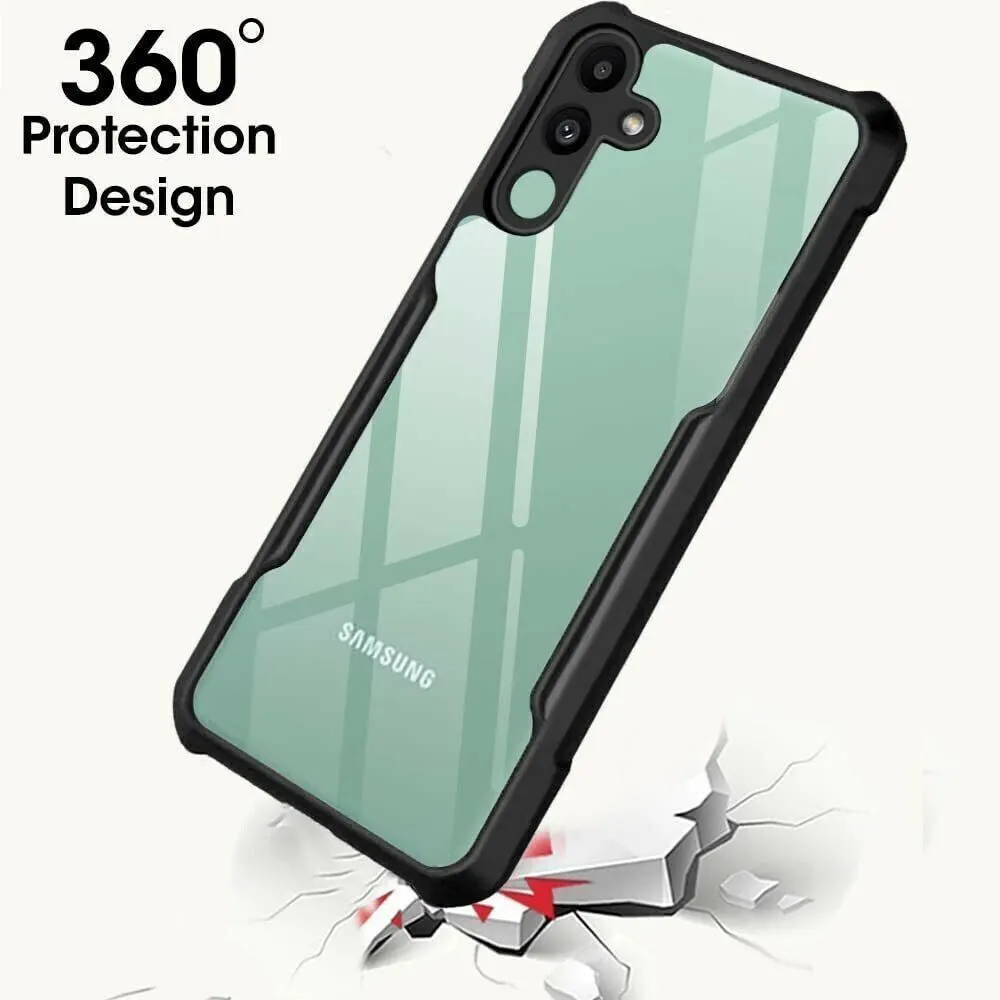 Micvir Back Cover for Samsung Galaxy M13 5G (Transparent, Black, Shock Proof, Polycarbonate, Pack of: 1) — image 2 of 5