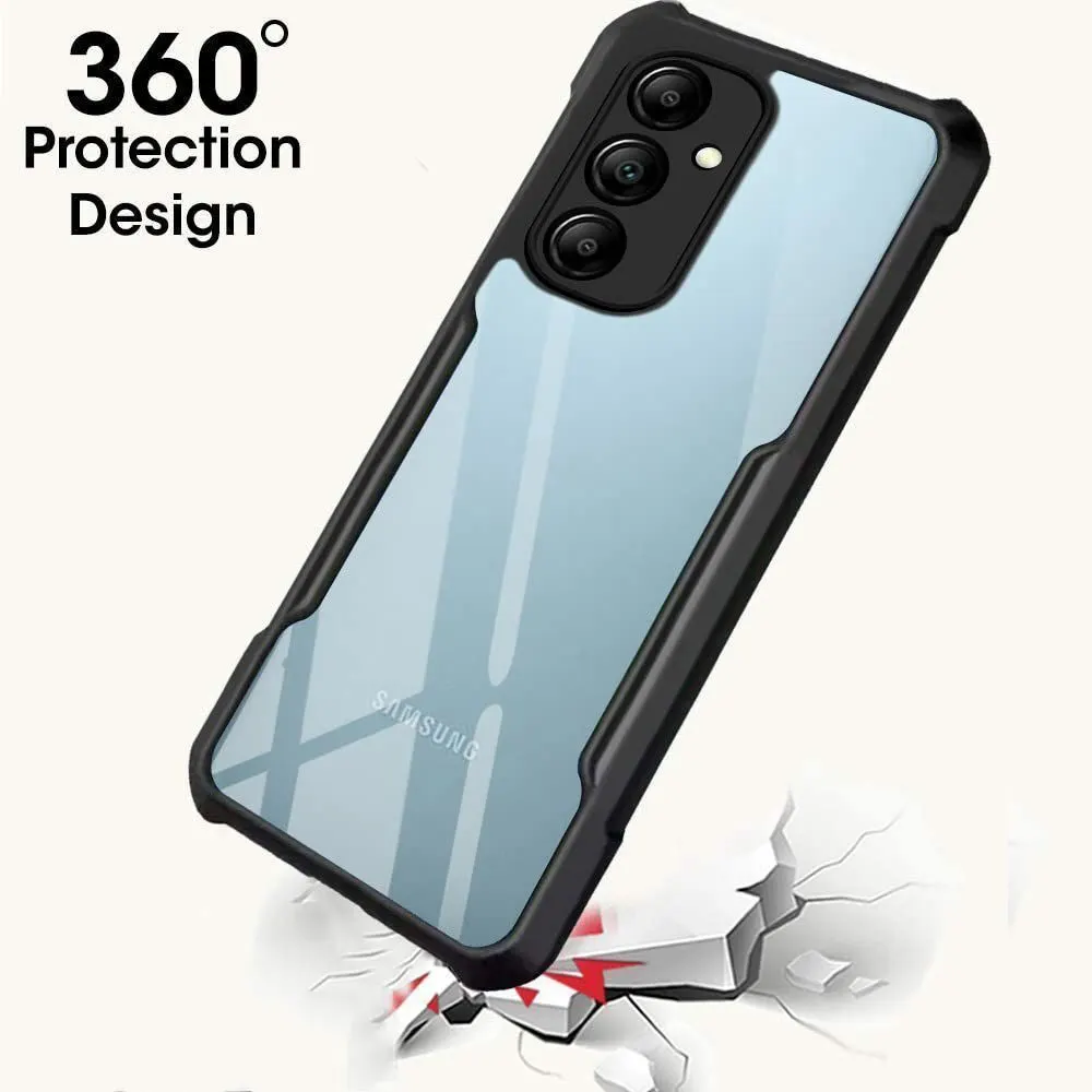 Micvir Back Cover for Samsung Galaxy M15 5G (Transparent, Black, Shock Proof, Polycarbonate, Pack of: 1) — image 2 of 5