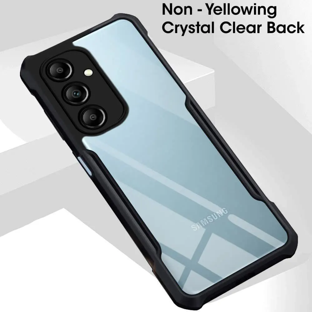 Micvir Back Cover for Samsung Galaxy M15 5G (Transparent, Black, Shock Proof, Polycarbonate, Pack of: 1) — image 3 of 5