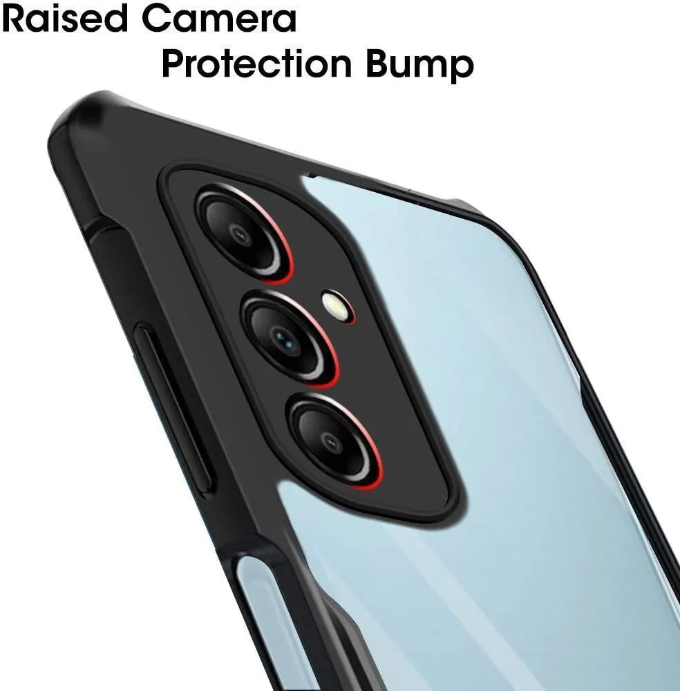 Micvir Back Cover for Samsung Galaxy M15 5G (Transparent, Black, Shock Proof, Polycarbonate, Pack of: 1) — image 4 of 5