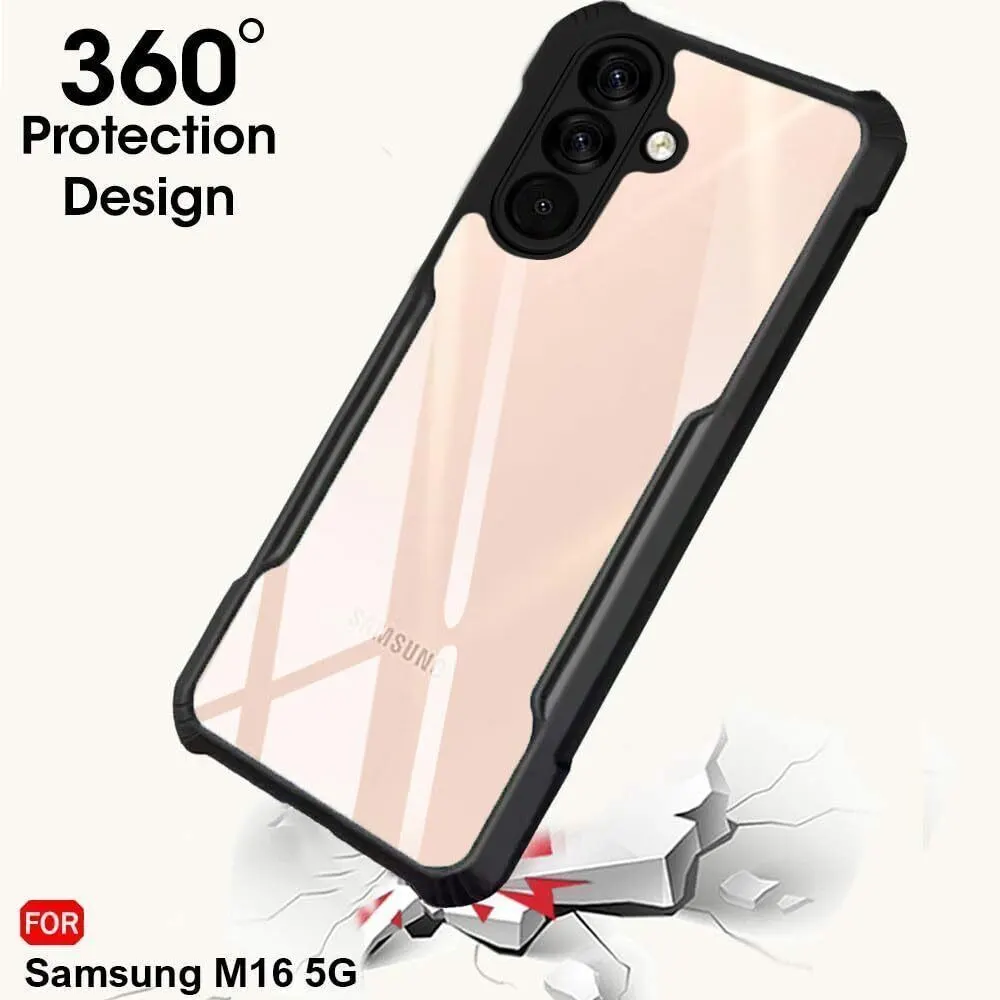 Micvir Back Cover for Samsung Galaxy M16 5G (Transparent, Black, Shock Proof, Polycarbonate, Pack of: 1) — image 2 of 5
