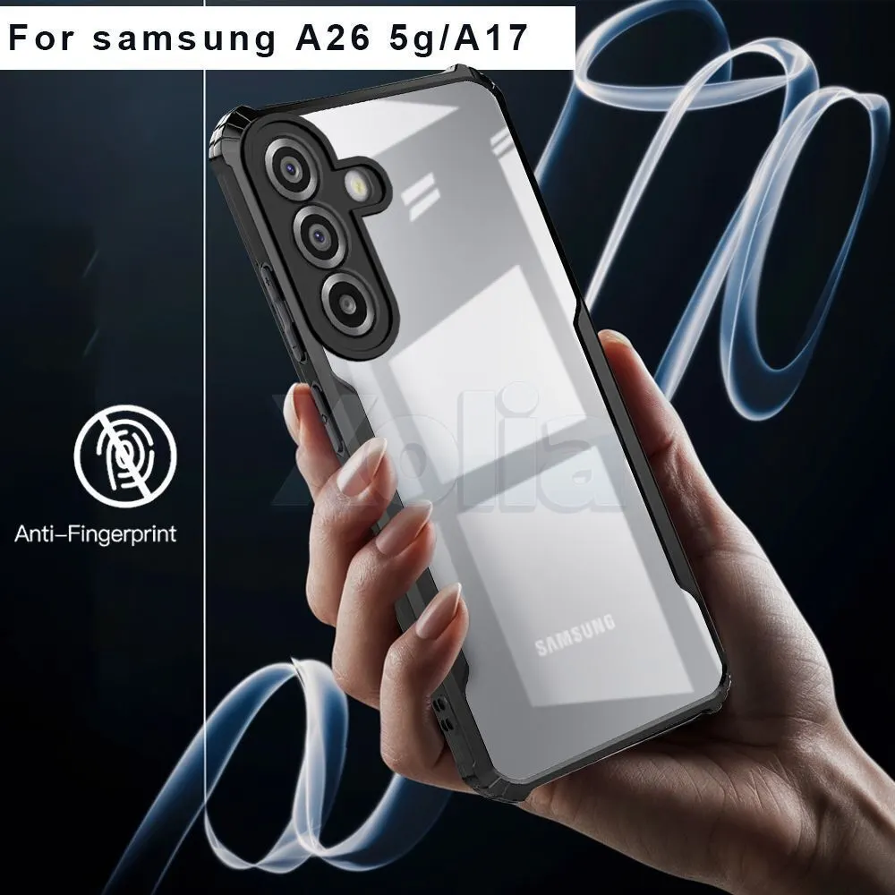 Micvir Back Cover for Samsung Galaxy M17 5G (Transparent, Black, Shock Proof, Polycarbonate, Pack of: 1) — image 2 of 5
