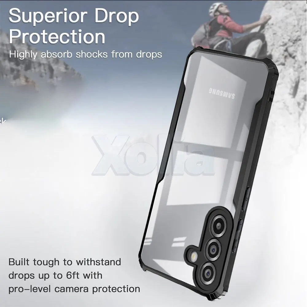 Micvir Back Cover for Samsung Galaxy M17 5G (Transparent, Black, Shock Proof, Polycarbonate, Pack of: 1) — image 3 of 5