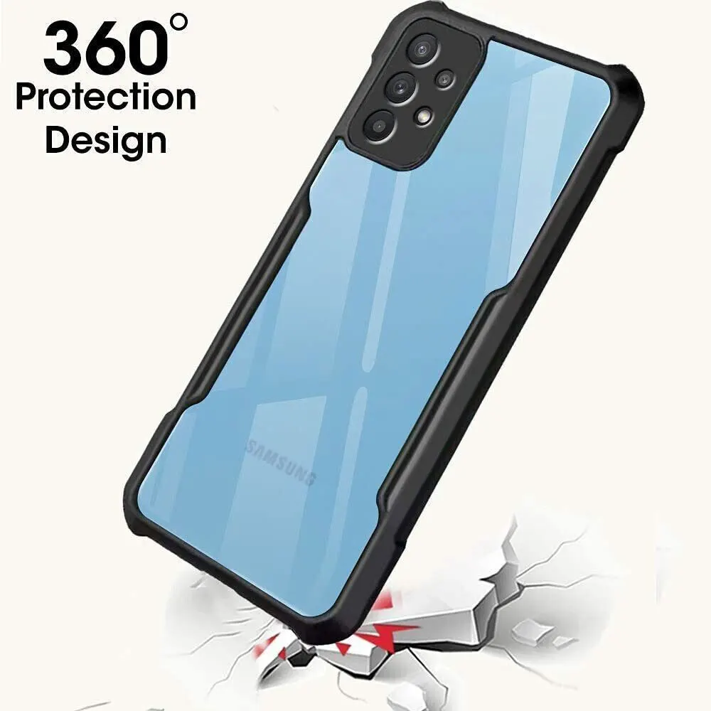Micvir Back Cover for Samsung Galaxy M32 5G (Transparent, Black, Shock Proof, Polycarbonate, Pack of: 1) — image 2 of 5