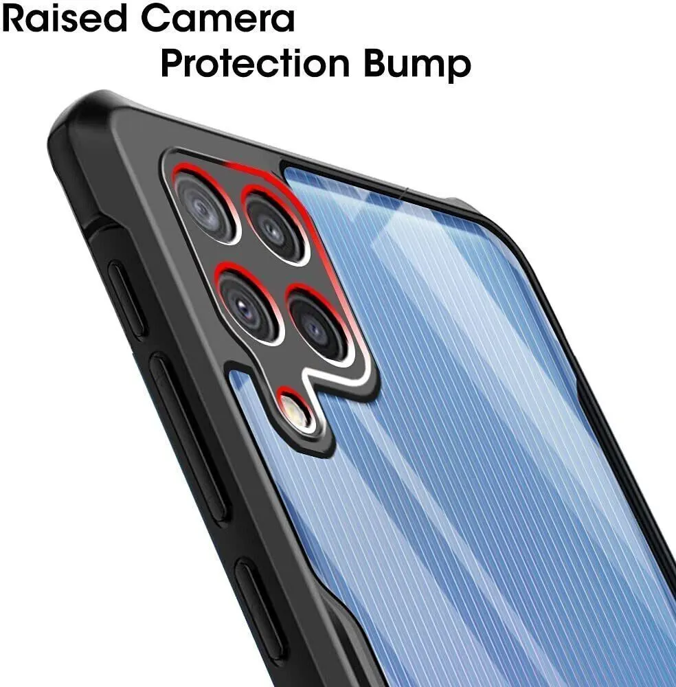 Micvir Back Cover for Samsung Galaxy M32 (Transparent, Black, Shock Proof, Polycarbonate, Pack of: 1) — image 3 of 5