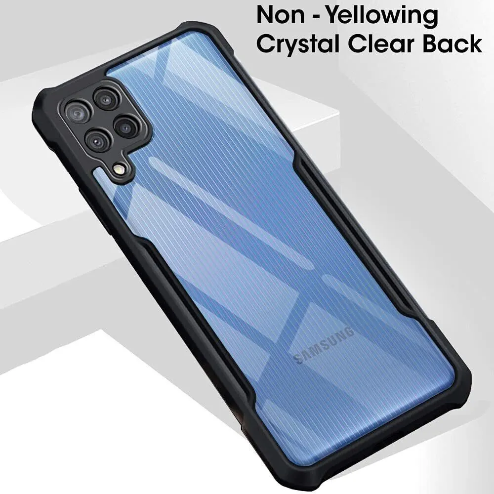 Micvir Back Cover for Samsung Galaxy M32 (Transparent, Black, Shock Proof, Polycarbonate, Pack of: 1) — image 4 of 5