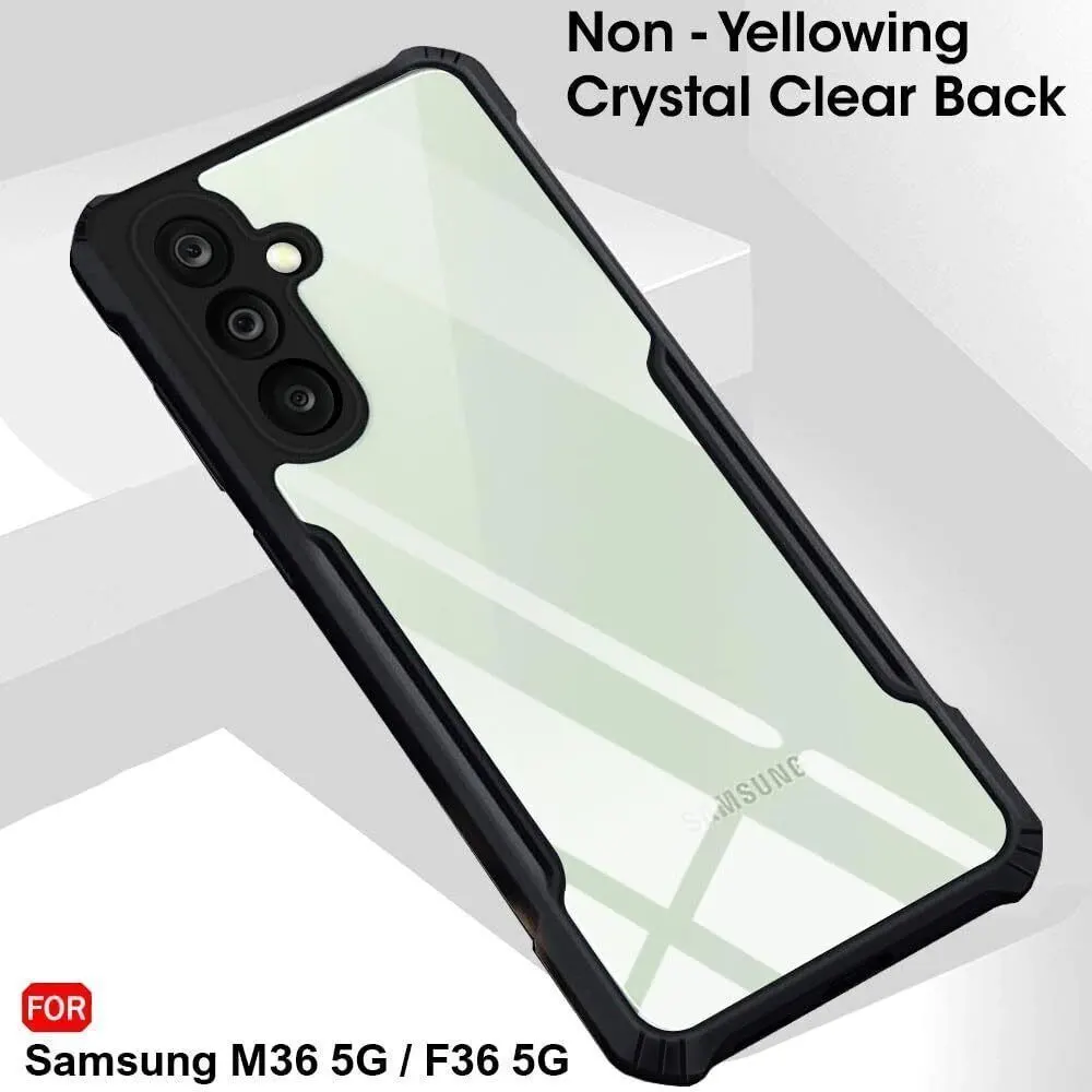 Micvir Back Cover for Samsung Galaxy M36 5G (Transparent, Black, Shock Proof, Polycarbonate, Pack of: 1) — image 5 of 5