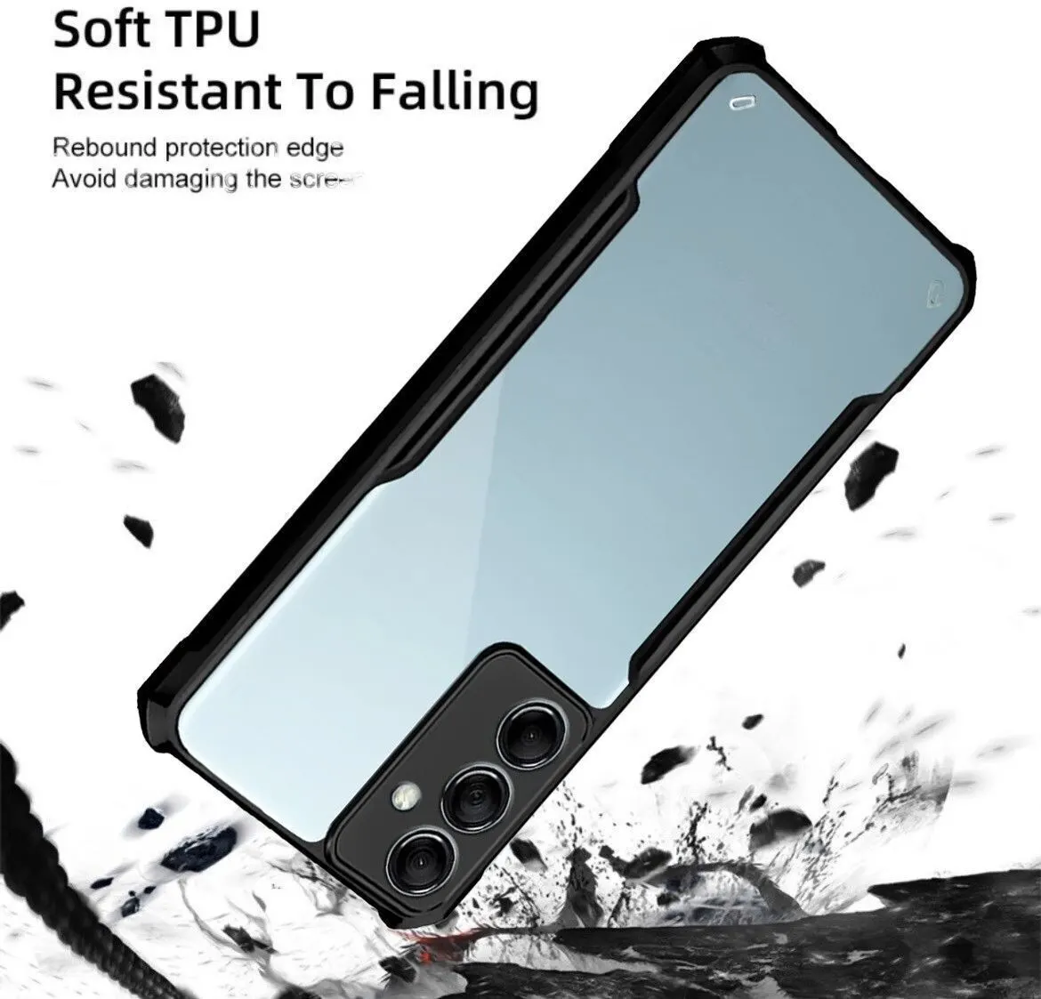 Micvir Back Cover for Samsung Galaxy M54 5G (Black, Shock Proof, Polycarbonate, Pack of: 1) — image 3 of 5