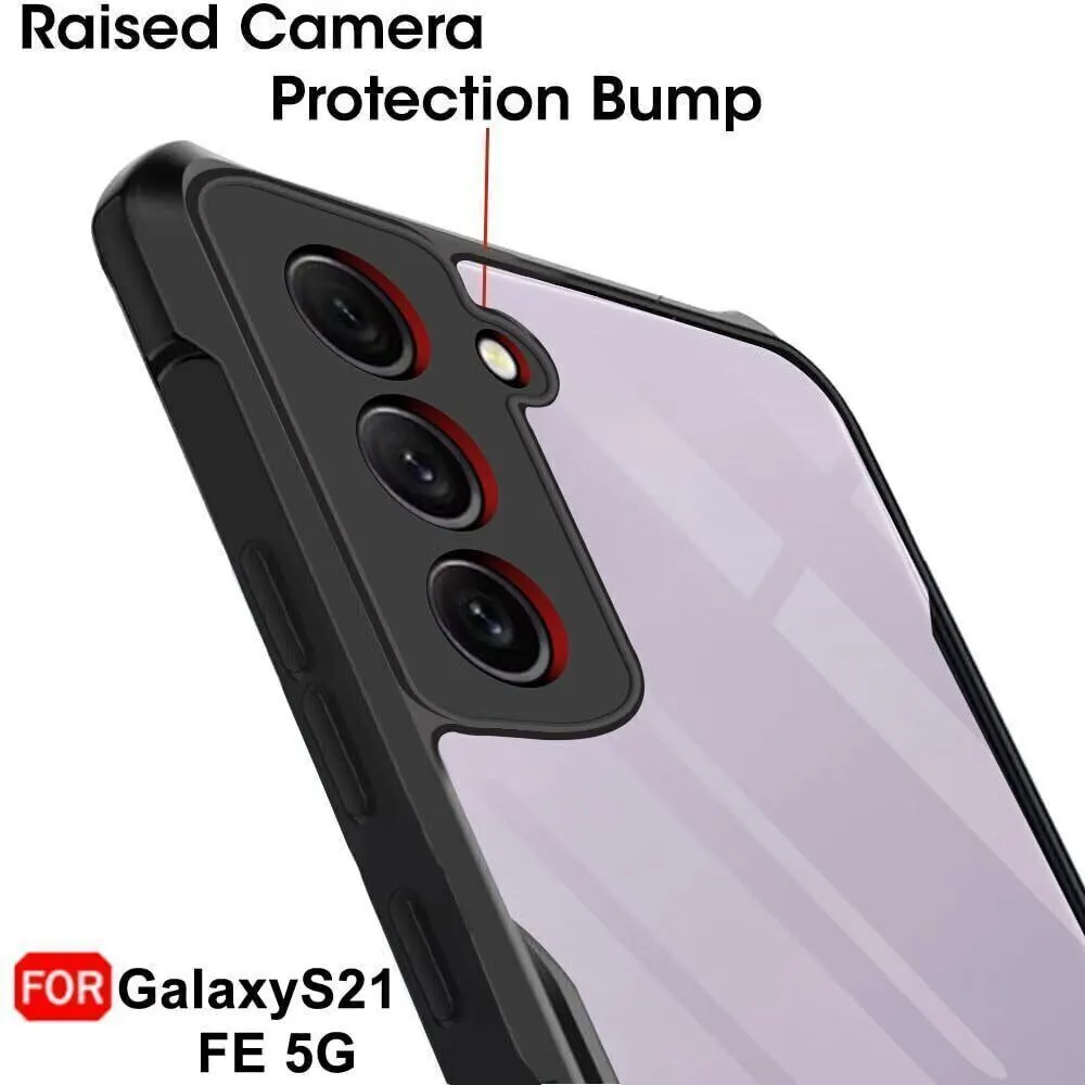 Micvir Back Cover for Samsung Galaxy S21 FE 5G (Transparent, Black, Shock Proof, Polycarbonate, Pack of: 1) — image 4 of 4