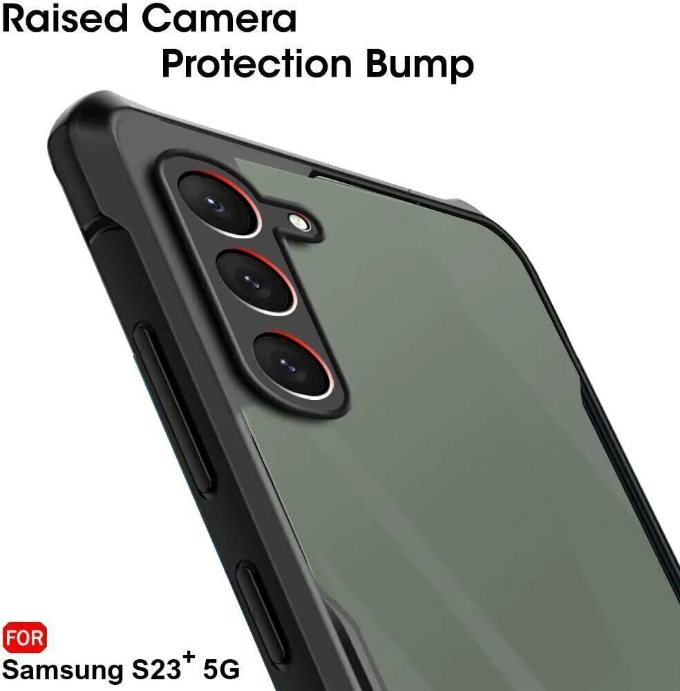 Micvir Back Cover for Samsung Galaxy S23 Plus 5G (Transparent, Black, Shock Proof, Polycarbonate, Pack of: 1) — image 4 of 5