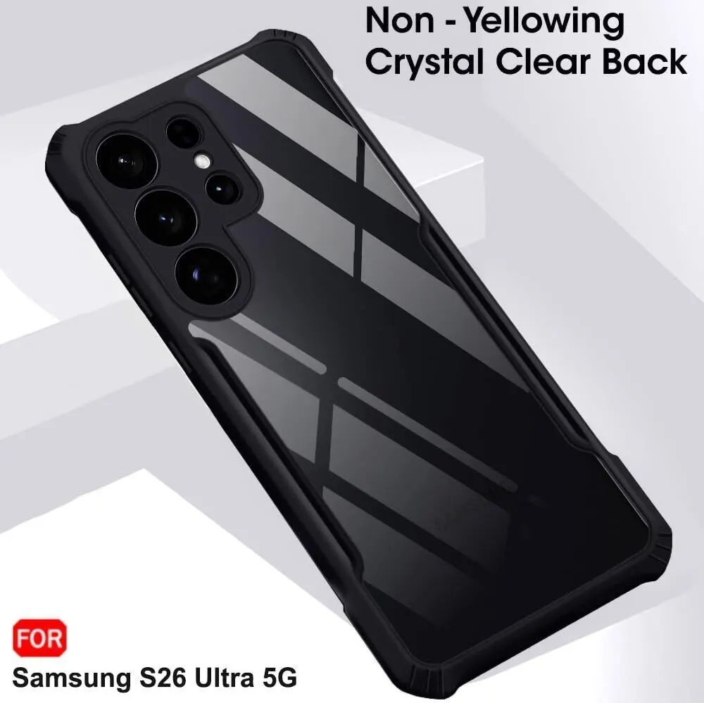 Xolia Back Cover for Samsung Galaxy S26 Ultra 5G (Transparent, Black, Shock Proof, Polycarbonate, Pack of: 1) — image 4 of 5