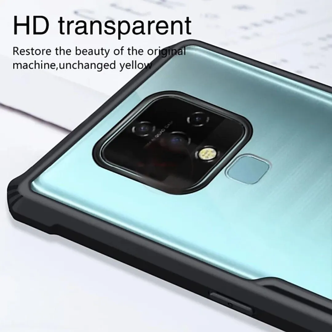 Micvir Back Cover for Tecno Camon 16 (Transparent, Black, Shock Proof, Polycarbonate, Pack of: 1) — image 4 of 5