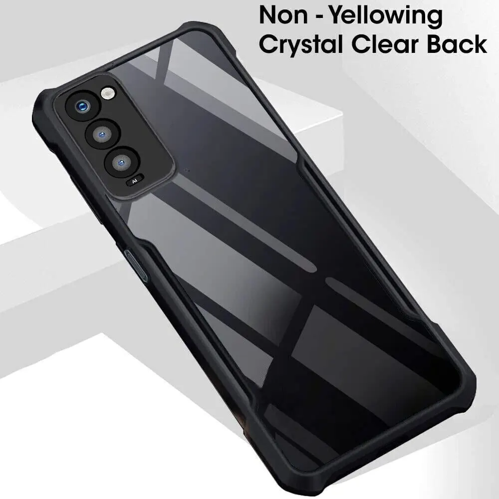 Micvir Back Cover for Tecno Camon 18 (Transparent, Black, Shock Proof, Polycarbonate, Pack of: 1) — image 2 of 5