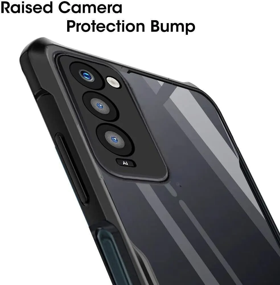 Micvir Back Cover for Tecno Camon 18 (Transparent, Black, Shock Proof, Polycarbonate, Pack of: 1) — image 4 of 5