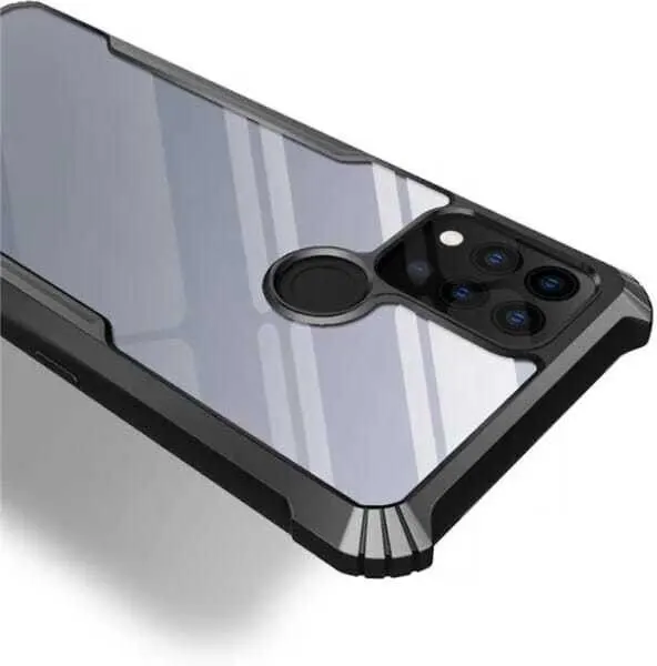 Micvir Back Cover for Tecno Pova (Transparent, Black, Shock Proof, Polycarbonate, Pack of: 1) — image 3 of 4