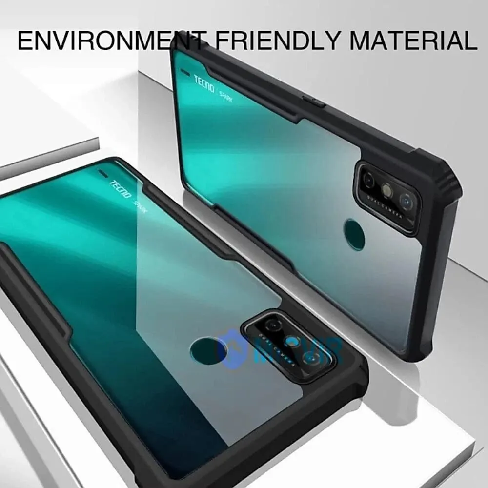 Micvir Back Cover for Tecno Spark 6 Air (Transparent, Black, Shock Proof, Polycarbonate, Pack of: 1) — image 3 of 4