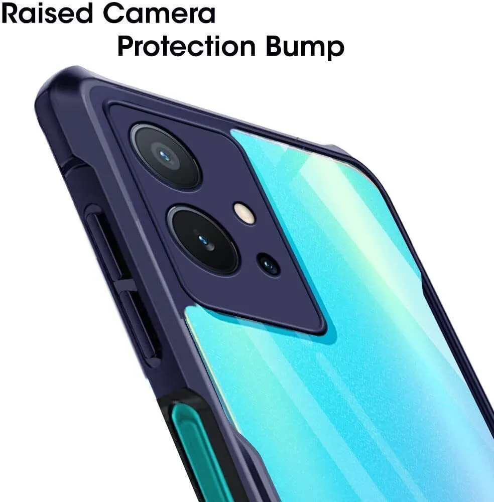 Micvir Back Cover for Vivo T1 5G (Transparent, Blue, Shock Proof, Polycarbonate, Pack of: 1) — image 4 of 4