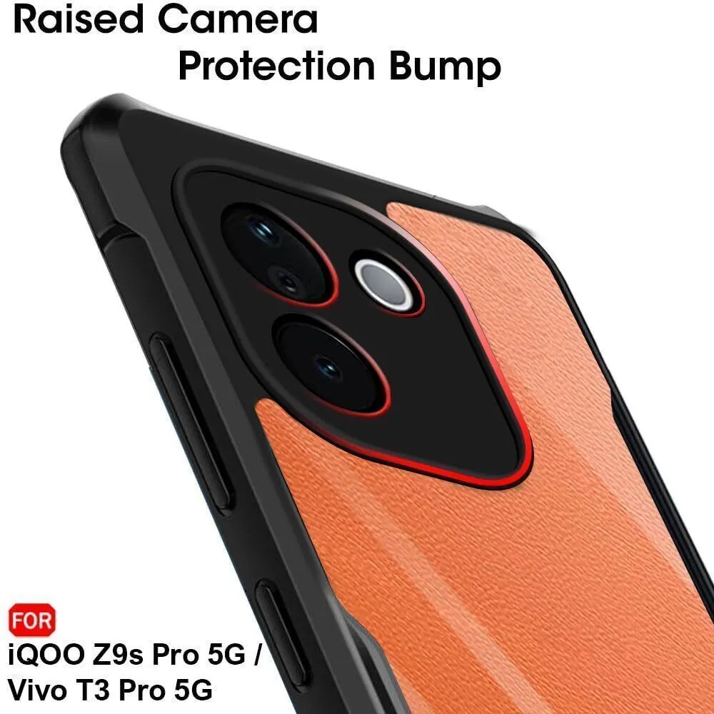 Micvir Back Cover for vivo T3 Pro 5G (Transparent, Black, Shock Proof, Polycarbonate, Pack of: 1) — image 4 of 5