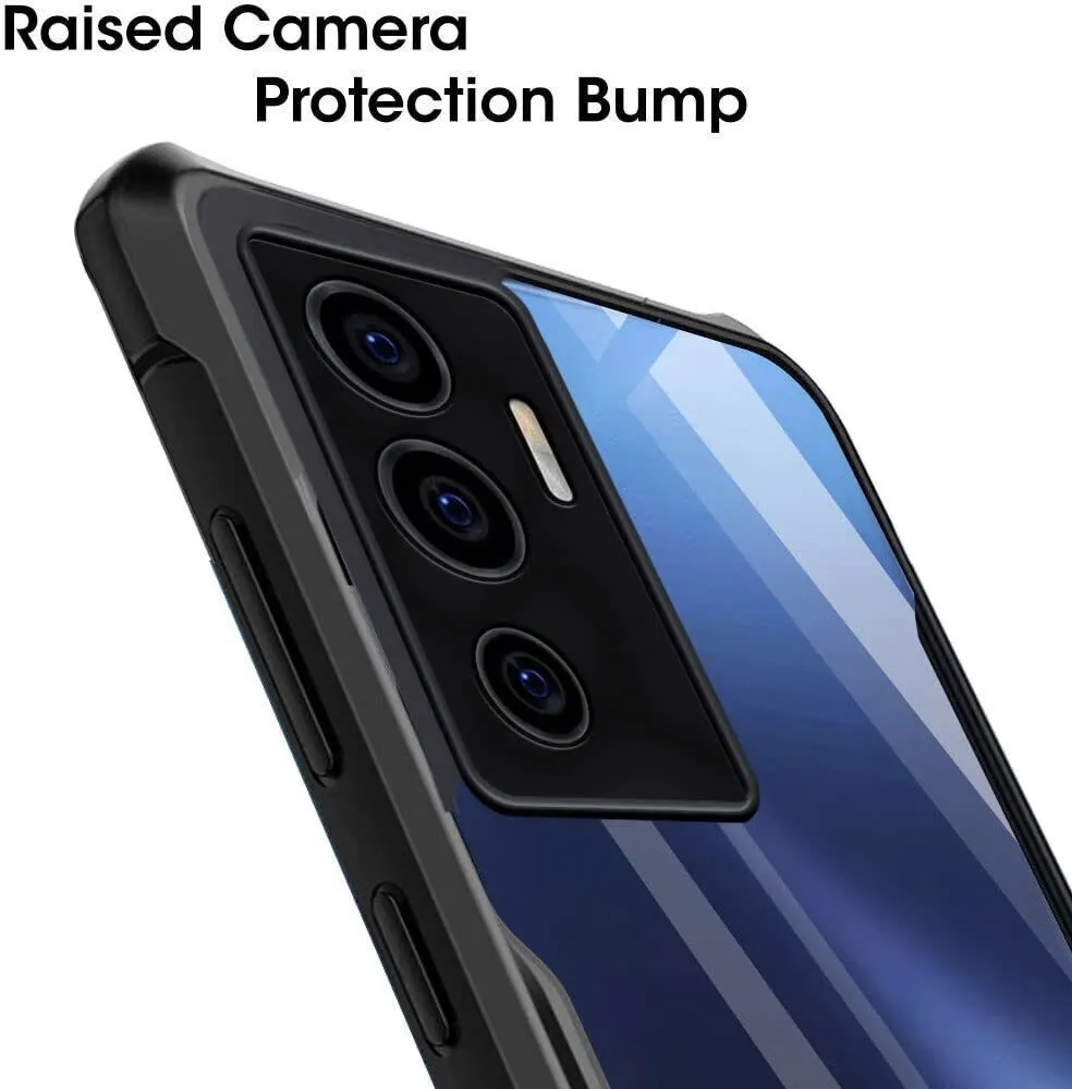 Micvir Back Cover for Vivo V23E 5G (Transparent, Black, Shock Proof, Polycarbonate, Pack of: 1) — image 4 of 5