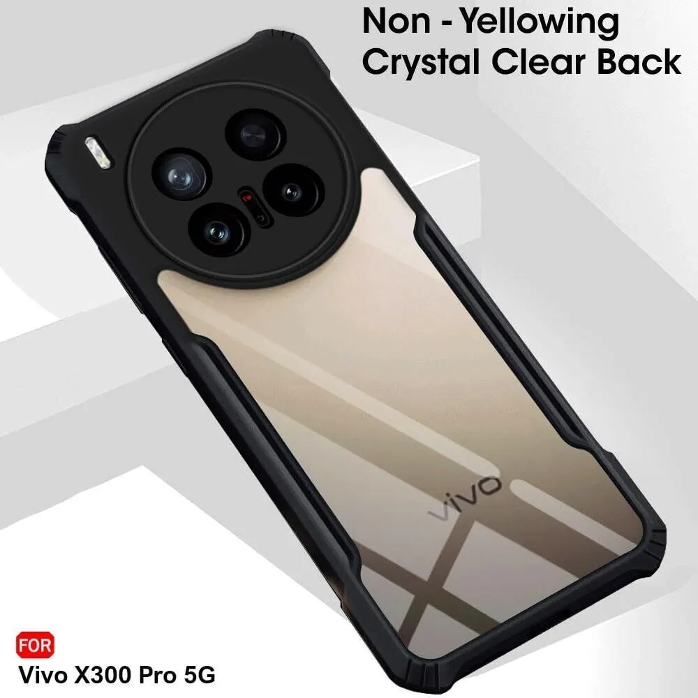 Xolia Back Cover for Vivo X300 Pro 5G (Transparent, Black, Shock Proof, Polycarbonate, Pack of: 1) — image 4 of 5