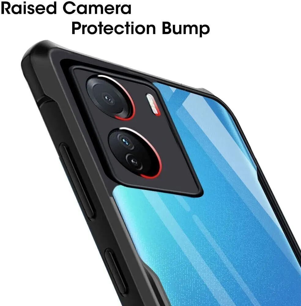 Micvir Back Cover for vivo Y16 (Transparent, Black, Shock Proof, Polycarbonate, Pack of: 1) — image 3 of 5