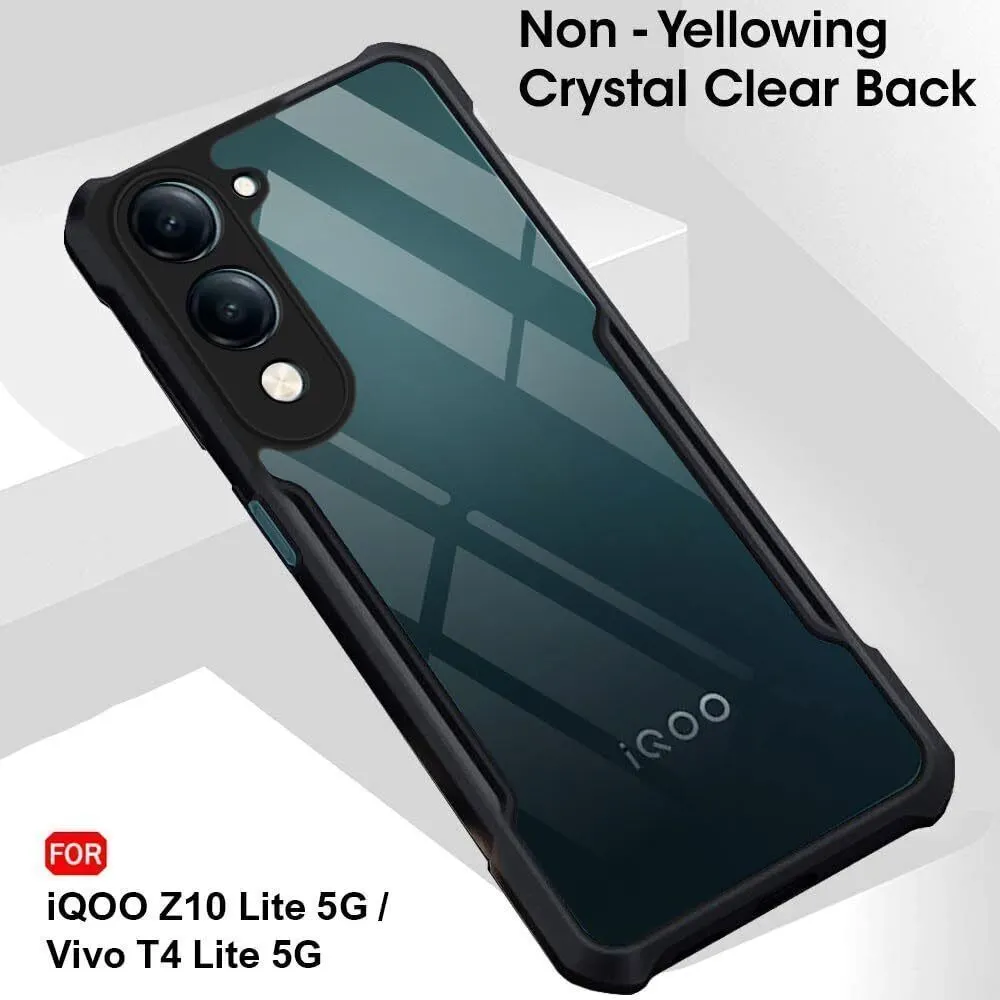 Micvir Back Cover for Vivo Y19 (Transparent, Black, Shock Proof, Polycarbonate, Pack of: 1) — image 3 of 5