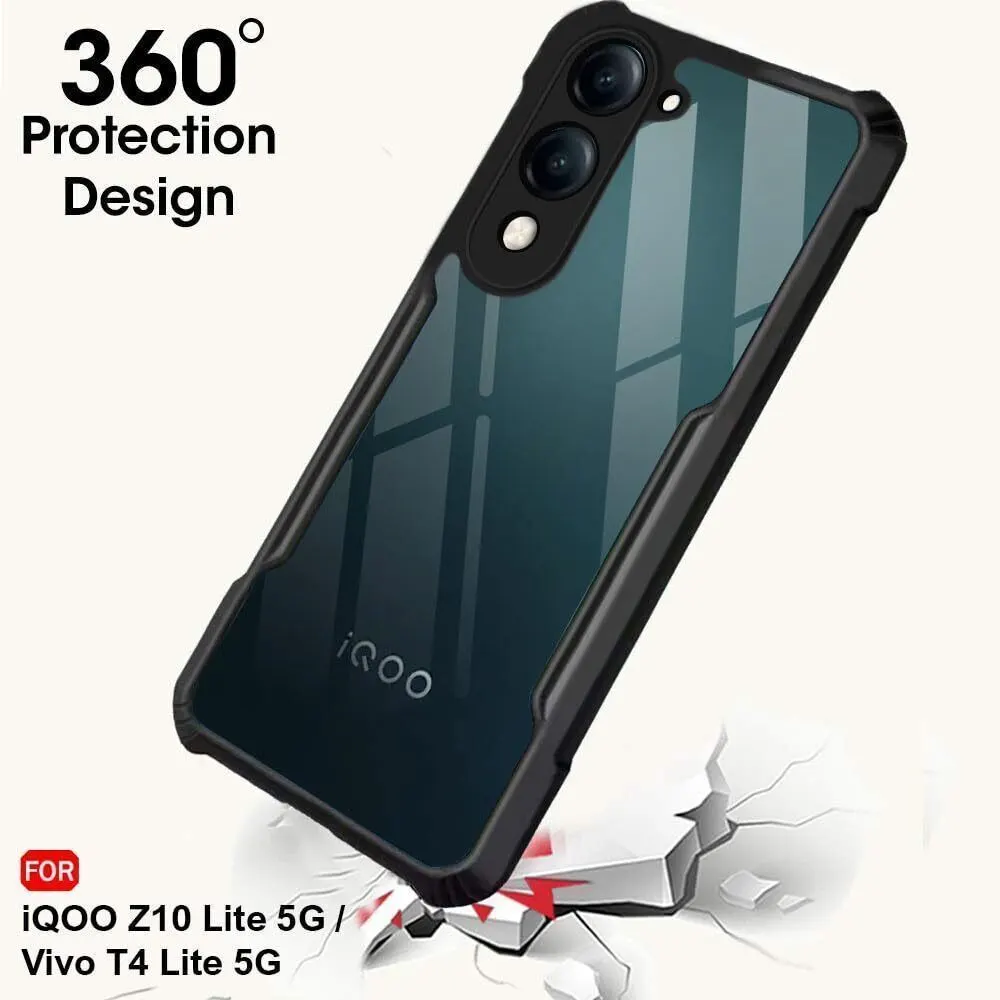 Micvir Back Cover for Vivo Y19e (Transparent, Black, Shock Proof, Polycarbonate, Pack of: 1) — image 2 of 5