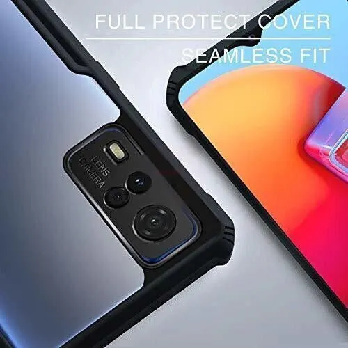 Micvir Back Cover for Vivo Y53s (Transparent, Black, Shock Proof, Polycarbonate, Pack of: 1) — image 2 of 4