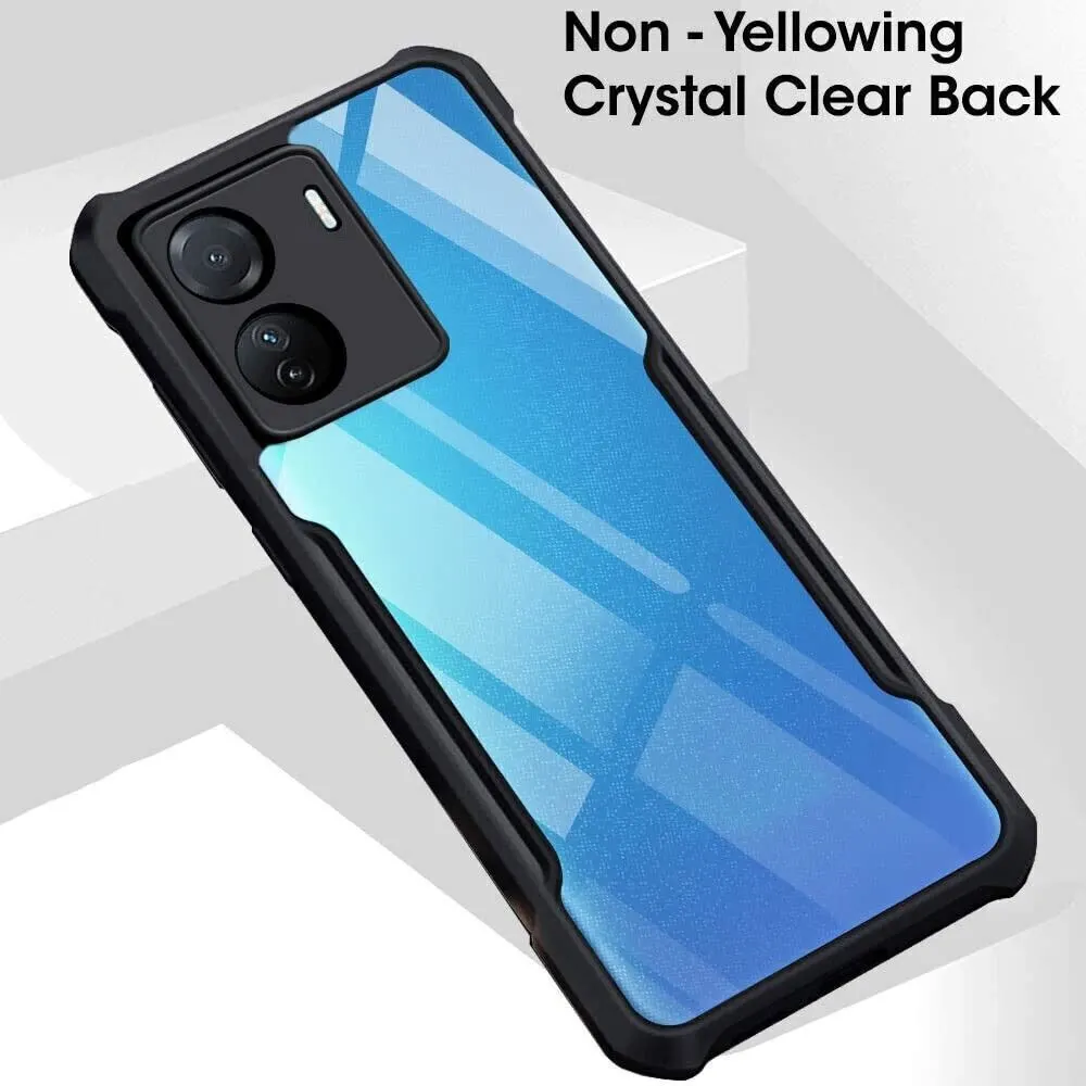Micvir Back Cover for Vivo Y56 (Transparent, Black, Shock Proof, Polycarbonate, Pack of: 1) — image 4 of 5