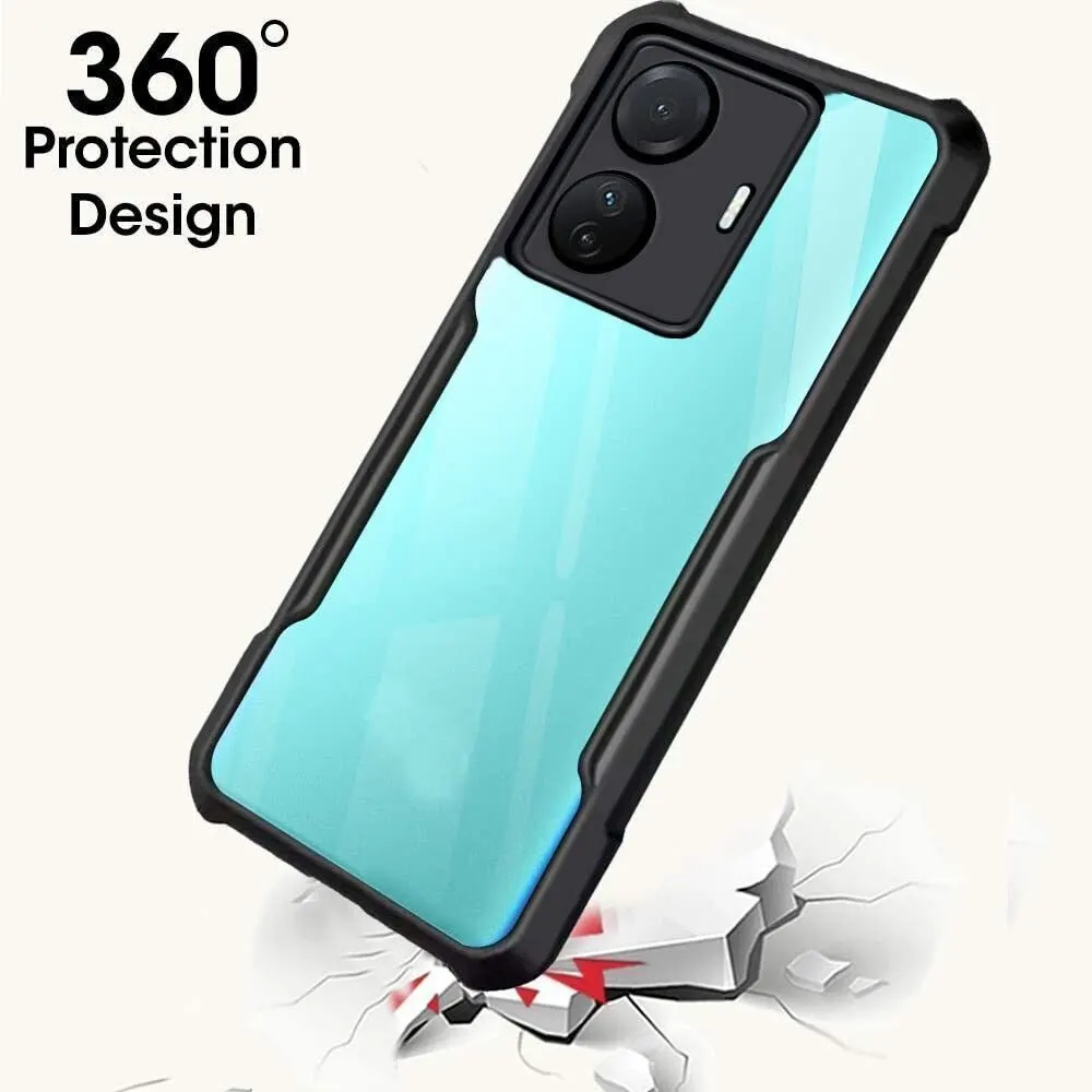 Micvir Back Cover for Vivo T1 Pro 5G (Transparent, Black, Shock Proof, Polycarbonate, Pack of: 1) — image 2 of 5