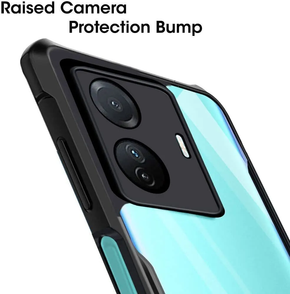 Micvir Back Cover for Vivo T1 Pro 5G (Transparent, Black, Shock Proof, Polycarbonate, Pack of: 1) — image 4 of 5