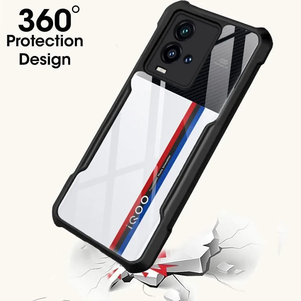 Micvir Back Cover for iQOO 9T 5G (Transparent, Black, Shock Proof, Polycarbonate, Pack of: 1) — image 2 of 5