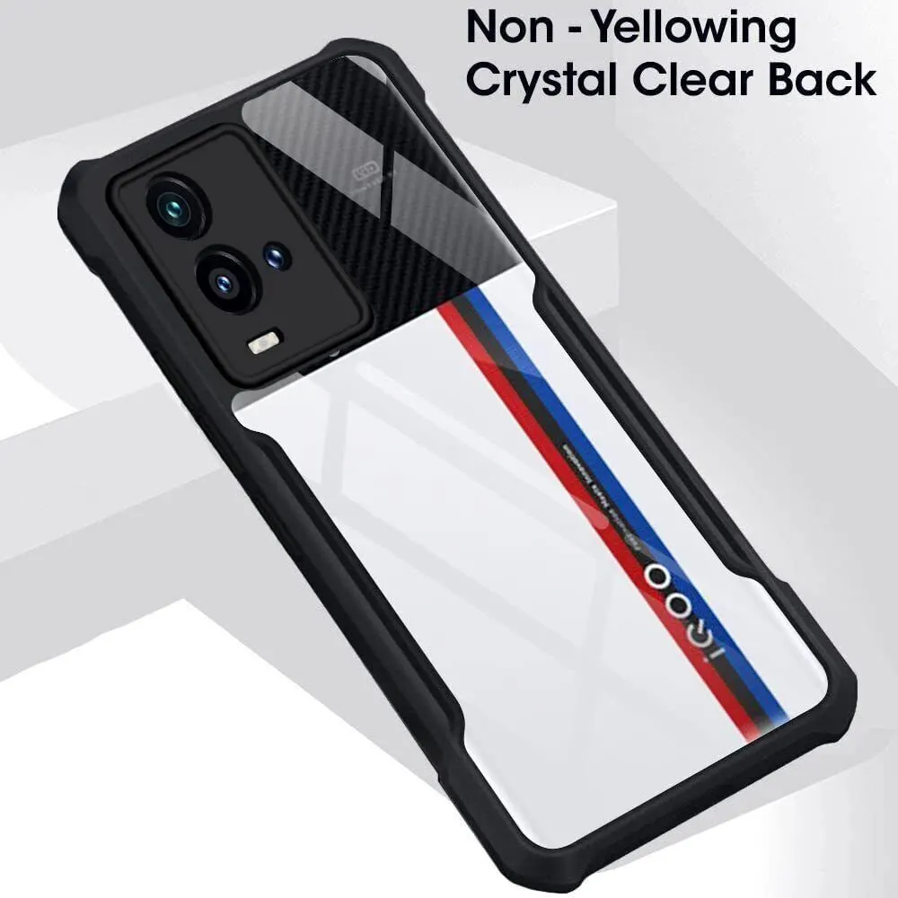 Micvir Back Cover for iQOO 9T 5G (Transparent, Black, Shock Proof, Polycarbonate, Pack of: 1) — image 3 of 5