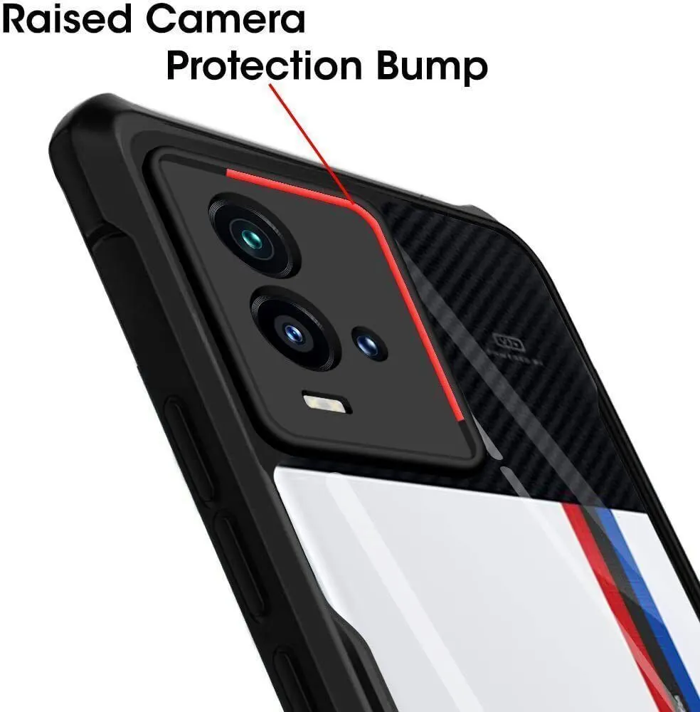 Micvir Back Cover for iQOO 9T 5G (Transparent, Black, Shock Proof, Polycarbonate, Pack of: 1) — image 4 of 5