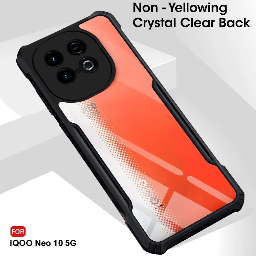 Micvir Back Cover for IQOO Neo 10 5G (Transparent, Black, Shock Proof, Polycarbonate, Pack of: 1) — image 4 of 5