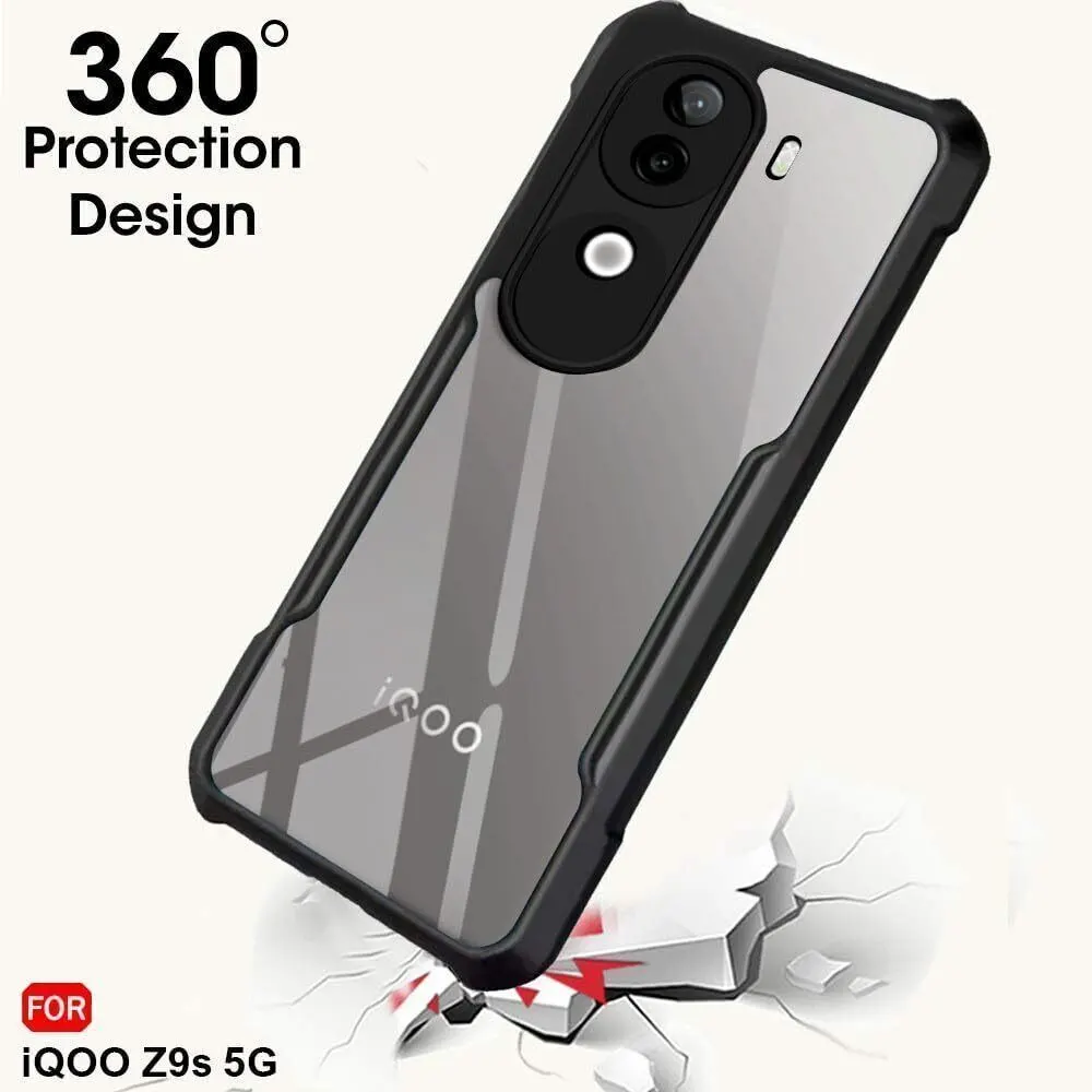 Micvir Back Cover for vivo V40e 5G (Transparent, Black, Shock Proof, Polycarbonate, Pack of: 1) — image 2 of 5