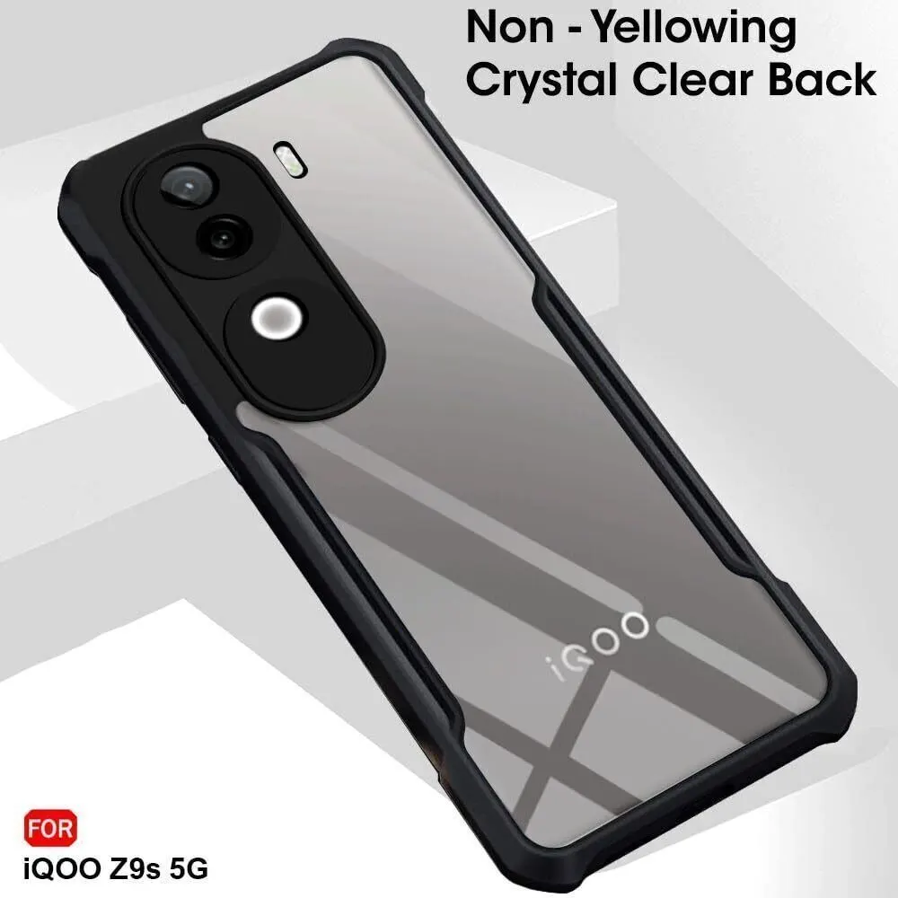 Micvir Back Cover for vivo V40e 5G (Transparent, Black, Shock Proof, Polycarbonate, Pack of: 1) — image 3 of 5