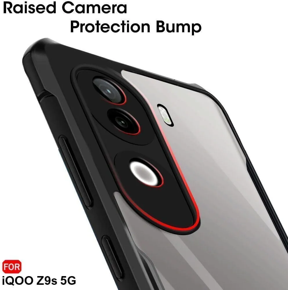 Micvir Back Cover for vivo V40e 5G (Transparent, Black, Shock Proof, Polycarbonate, Pack of: 1) — image 4 of 5