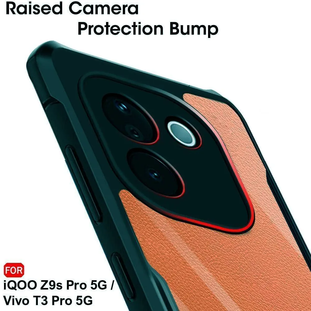 Micvir Back Cover for vivo T3 Pro 5G (Transparent, Green, Shock Proof, Polycarbonate, Pack of: 1) — image 4 of 5