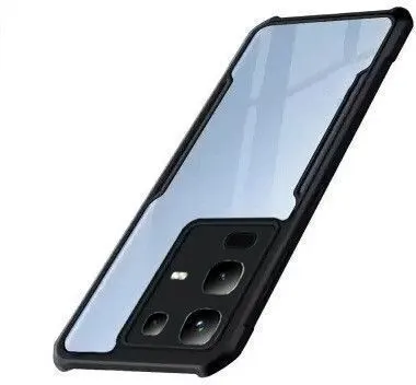 Micvir Back Cover for Infinix Note 50x 5G+ (Transparent, Black, Shock Proof, Polycarbonate, Pack of: 1)
