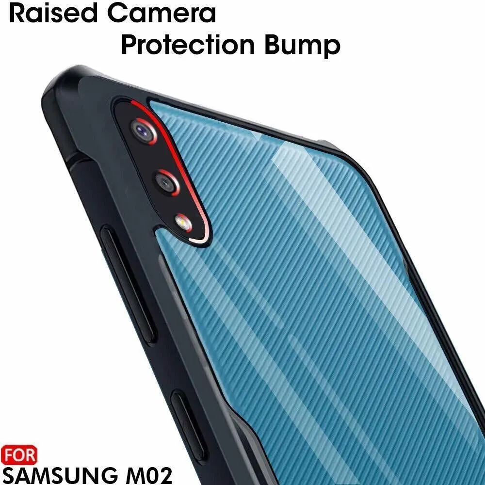 Micvir Back Cover for Samsung Galaxy A02 (Transparent, Black, Shock Proof, Polycarbonate, Pack of: 1) — image 3 of 5
