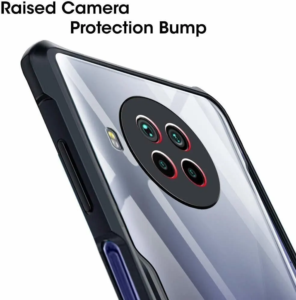 Micvir Back Cover for Mi 10i (Transparent, Black, Shock Proof, Polycarbonate, Pack of: 1) — image 3 of 5