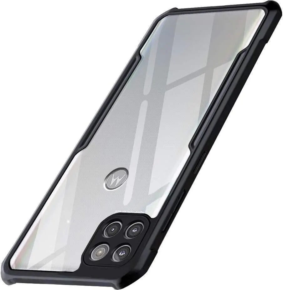 Micvir Back Cover for Motorola Moto G 5G (Transparent, Black, Shock Proof, Polycarbonate, Pack of: 1) — image 2 of 5