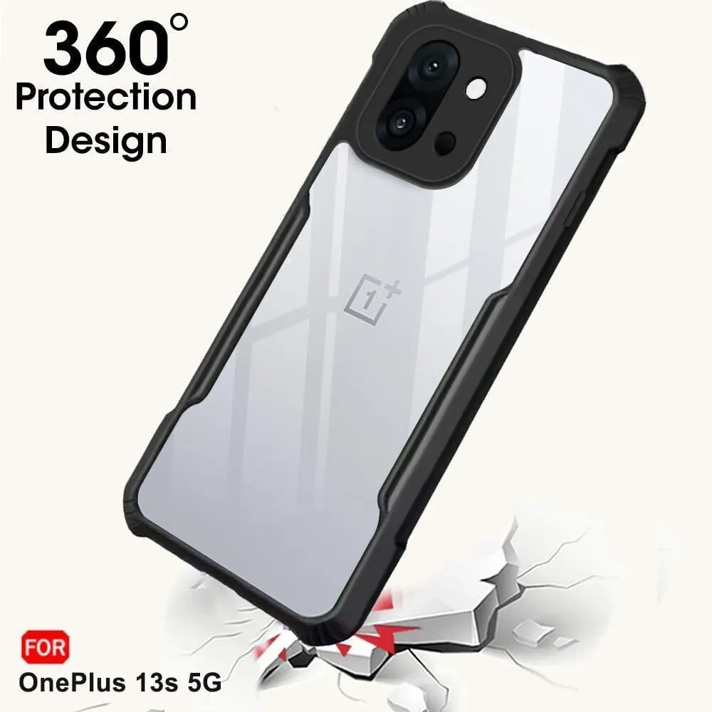 Micvir Back Cover for OnePlus 13s 5G (Transparent, Black, Shock Proof, Polycarbonate, Pack of: 1) — image 2 of 5