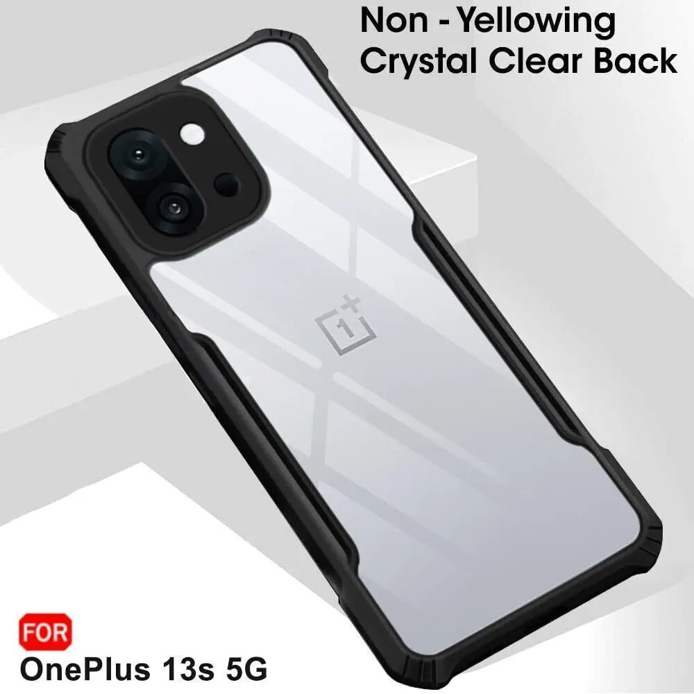 Micvir Back Cover for OnePlus 13s 5G (Transparent, Black, Shock Proof, Polycarbonate, Pack of: 1) — image 3 of 5