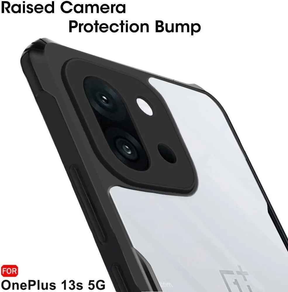 Micvir Back Cover for OnePlus 13s 5G (Transparent, Black, Shock Proof, Polycarbonate, Pack of: 1) — image 4 of 5