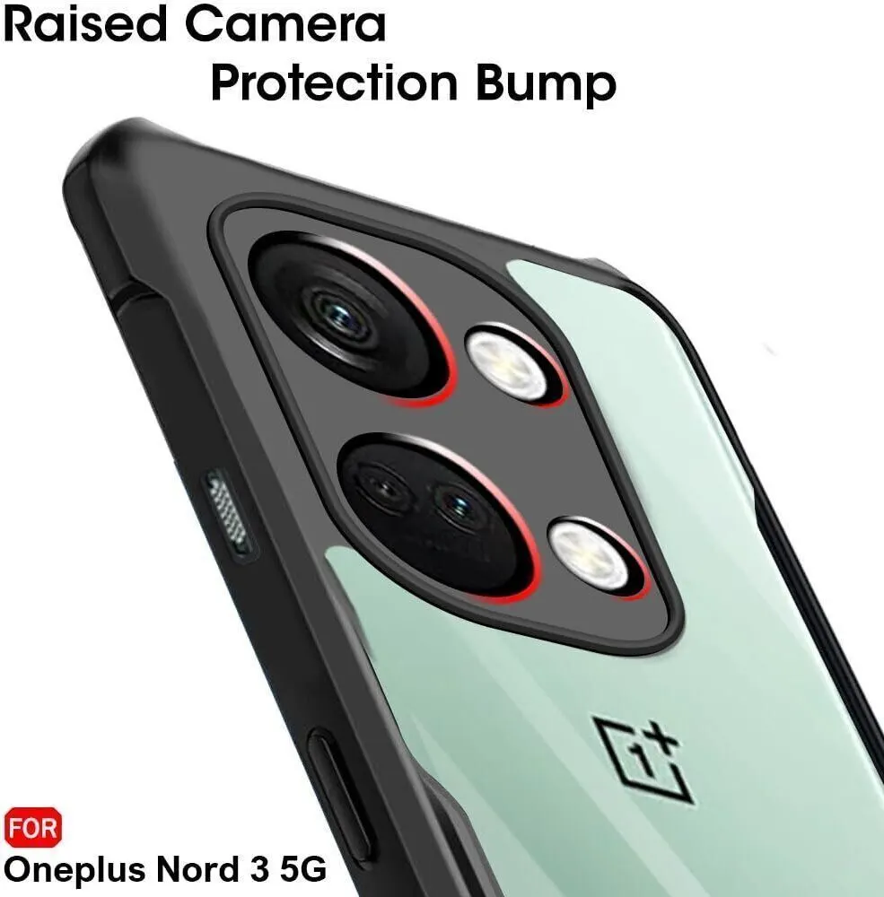 Micvir Back Cover for OnePlus Nord 3 5G (Transparent, Black, Shock Proof, Polycarbonate, Pack of: 1) — image 4 of 5