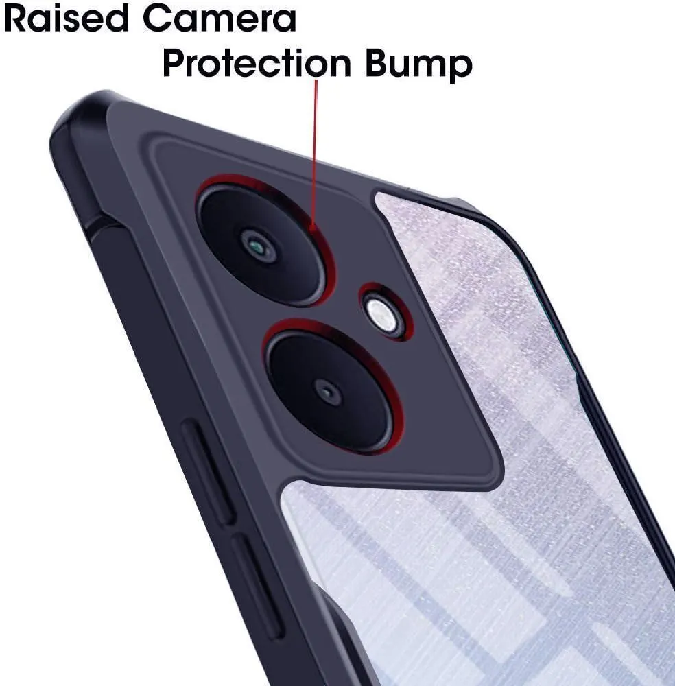 Micvir Back Cover for Redmi 13C 5G (Transparent, Blue, Shock Proof, Polycarbonate, Pack of: 1) — image 4 of 4