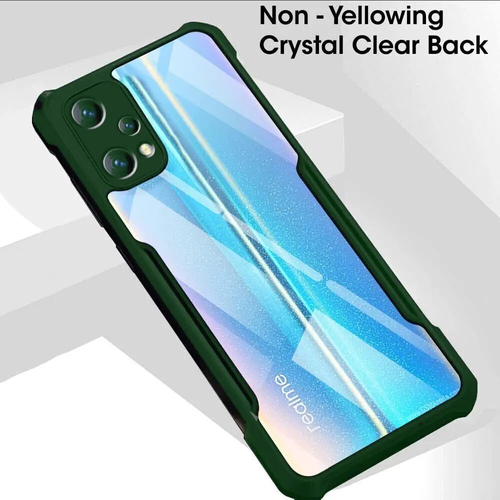 Micvir Back Cover for Realme Narzo 50A Prime (Transparent, Green, Shock Proof, Polycarbonate, Pack of: 1) — image 2 of 5