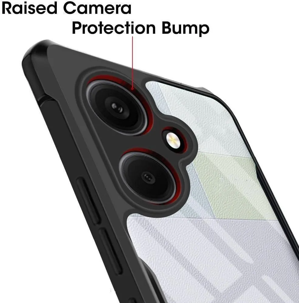 Micvir Back Cover for Vivo Y18, Vivo Y18e (Transparent, Black, Shock Proof, Polycarbonate, Pack of: 1) — image 4 of 5